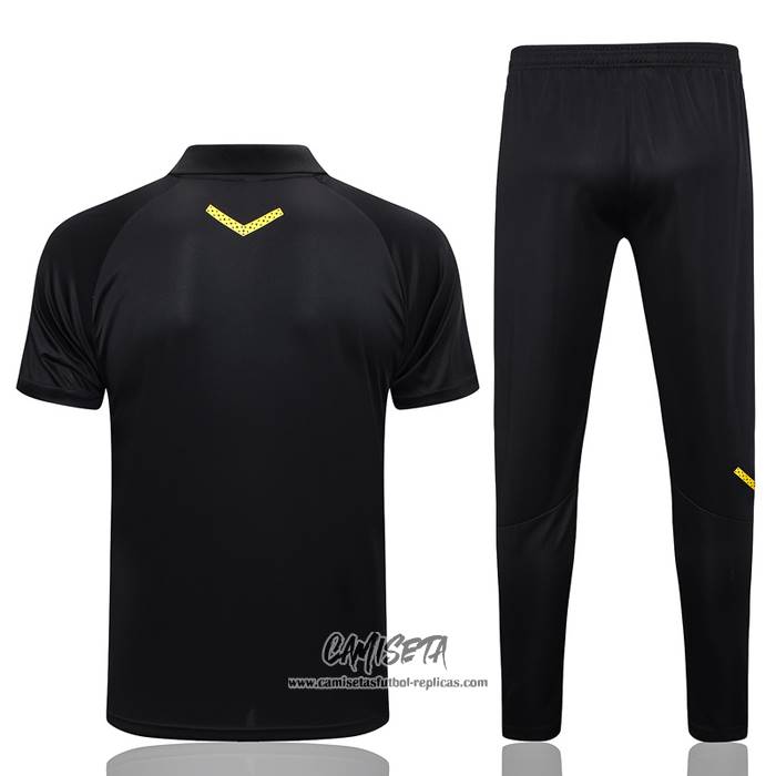 Conjunto Polo del Borussia Dortmund 2023-2024 Negro